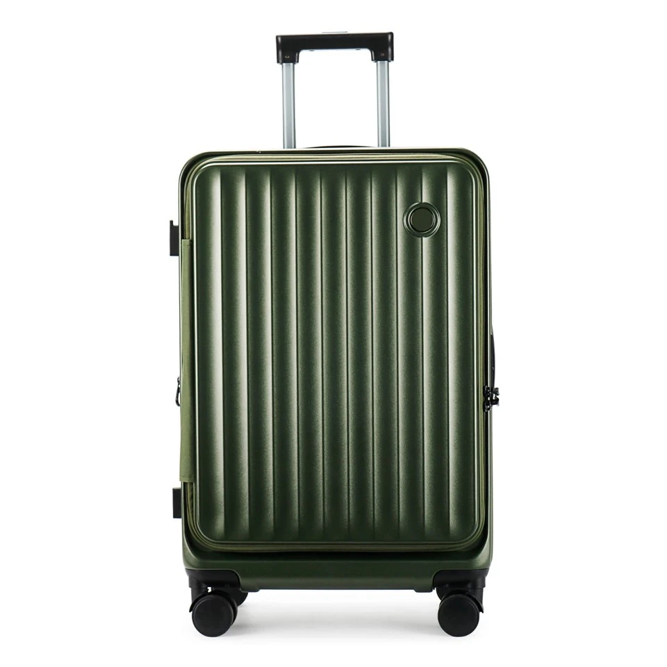 Hardside Suitcase With Front Pocket